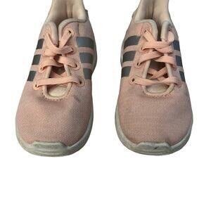 Adidas Girls Racer Sneakers Size 6K Pink/Silver | Shoes